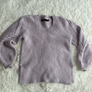 Vero Moda V-Neck Cozy Knit Oversize Sweater